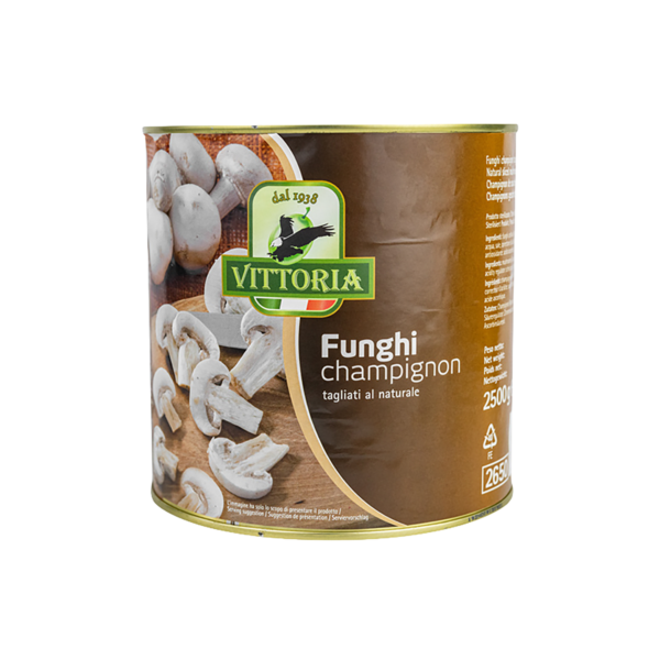 Funghi champignon a fette